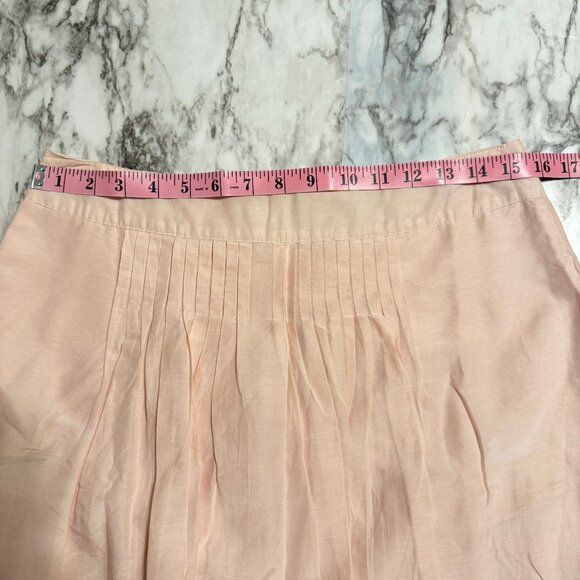 KIMCHI BLUE ANTHROPOLOGIE Pink Pleated Mini Skirt - Picture 5 of 8